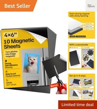 Strong Self-Stick Adhesive Magnetic Sheets 10 Pcs 4x6/10x15cm   Magnetic Pape...