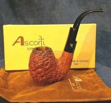 NM Ascorti Business KS Oom Paul Rustic Egg Tobacco Pipe Handmade In Italy 