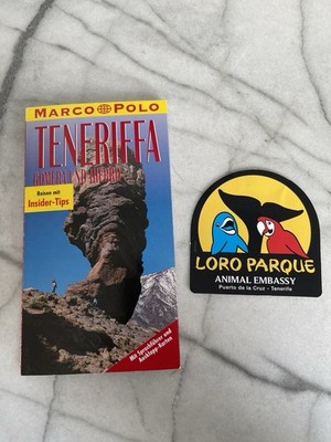 Teneriffa Reiseführer Marco Polo + Loro Park Sticker