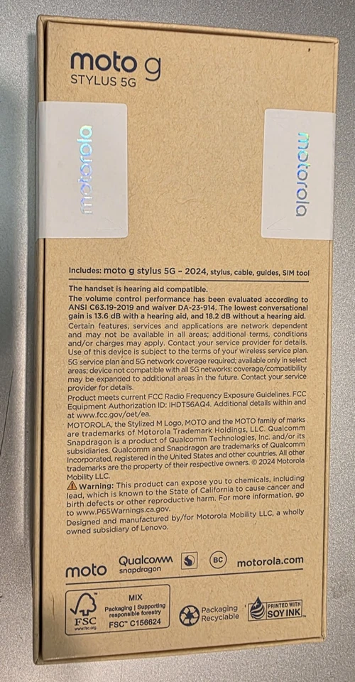 🔥 NEW Motorola Moto G Stylus 5G (2024) 128GB Caramel XT2419-1 (Unlocked) 📦✨ - Image 2 of 4