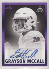 2021 Leaf Memories 1960 Base Purple Spectrum 2/30 Grayson McCall Auto 04tw