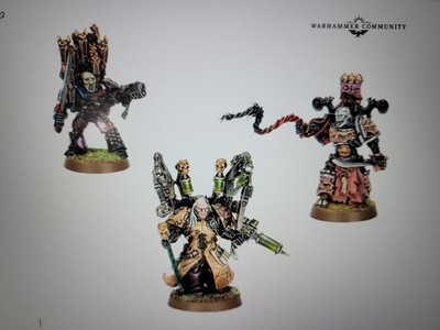 Warahmmer 40k Emperors Children Classic Lords of Excess Work to order set