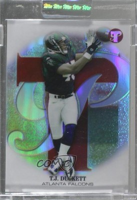 2002 Topps Pristine Refractor 15/199 TJ Duckett #95 Rookie RC 1q9