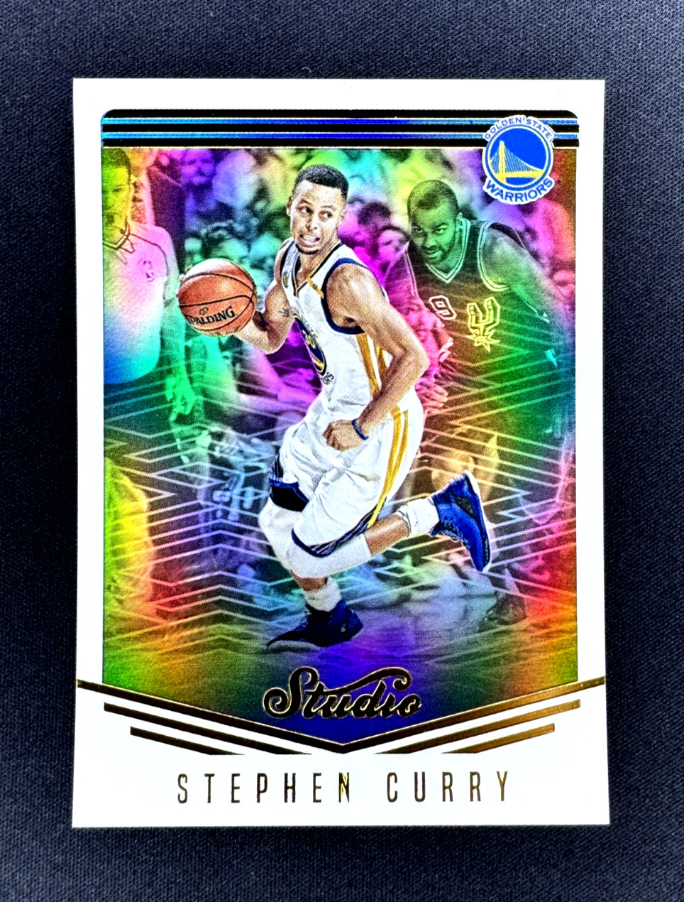 STEPHEN CURRY 2016-17 Panini STUDIO HOLO #1 🔥NM+/SHARP🔥 Golden State Warriors