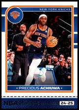 2024-25 Precious Achiuwa Panini Hoops Basketball #97 New York Knicks