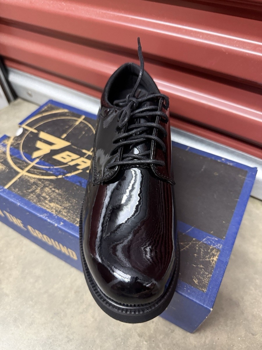 Bates Vibram 00941A High Gloss Black Military Uniform Oxford Mens Shoes 11.5 D Bates High Gloss Black Oxford Mens Size 11.5D | Mercari main image 2