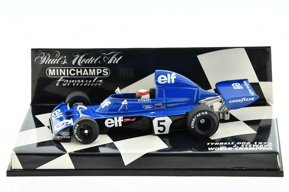 F1 TYRRELL 006 #5 J.Stewart World Champion 1973 1/43 MINICHAMPS 430730005 - Image 4 of 4