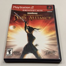Baldur's Gate: Dark Alliance (PS2, 2005) Complete CIB Manual TESTED