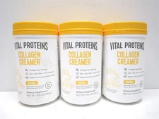 Vital Proteins 10.6oz. Vanilla Collagen Coffee Creamer BB 12/13/2025 - Lot of 3