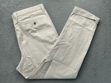  65 New Lands' End Men's Straight Fit No Iron Chino Pants Lt Khaki 40x30