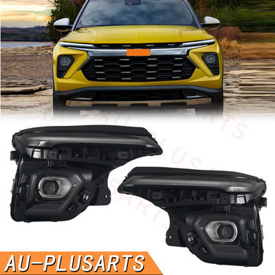 Fit 2024-2025 Chevy Trailblazer Full LED Projector Headlights Headlamps Pair Set