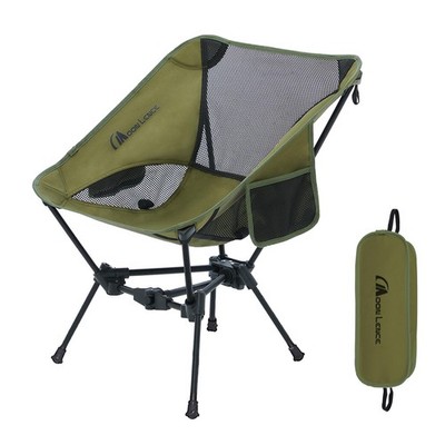 MOON LENCE Ultralight Folding Camping Chair, Portable Backpacking, Green
