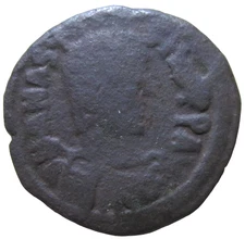 BYZANTINE. BRONZE FOLLIS. ANASTASIUS I, 491-518 AD. CONSTANTINOPLE MINT.