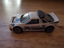 Hot Wheels White Ford RS200 Real Riders   LOOSE