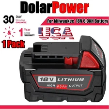 6Ah Battery For Milwaukee For M18 18V Extended Lithium High Output 48-11-1840