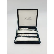 Silver Treasures by Godinger Santa Clause Cheese Butter Spread Knife Set of 4