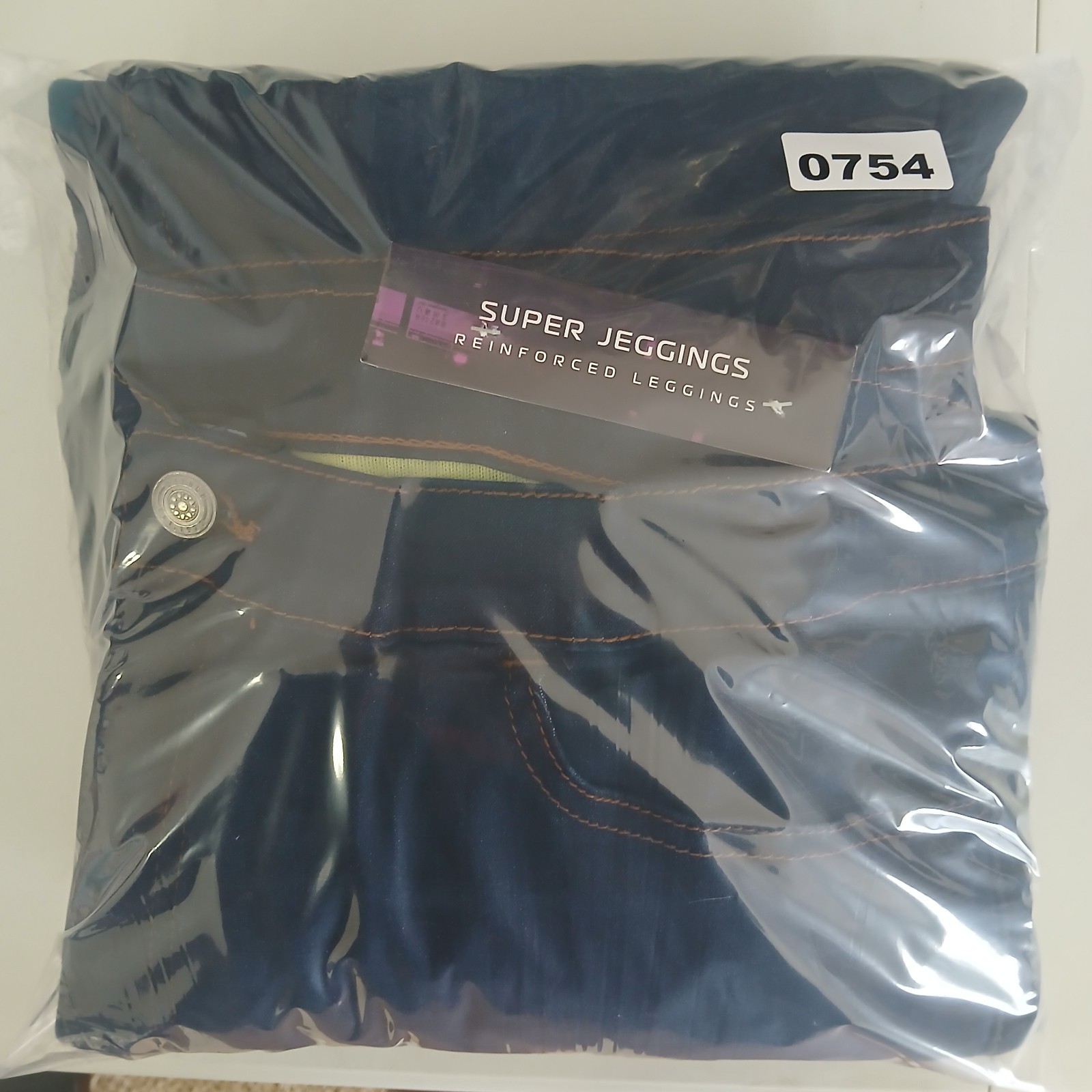 OXFORD SUPER JEGGINGS LADIES PANT Indigo Plus Size 18 Cropped Knee Pads #754 image 9