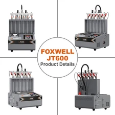 JT600 GDI Piezo EFI FSI Fuel Injector Cleaner Tester Ultrasonic Cleaning Machine