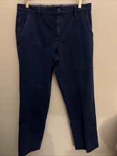Dockers Workday Khaki Straight Fit Pants Smart 360 Flex Men's Size 36x31 Navy