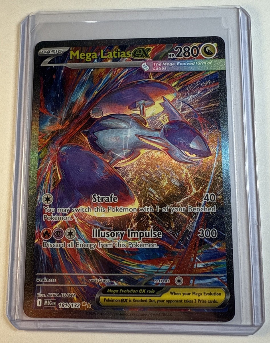 Pokémon Mega Latias EX English 181/132 Mega Evolution Card | eBay