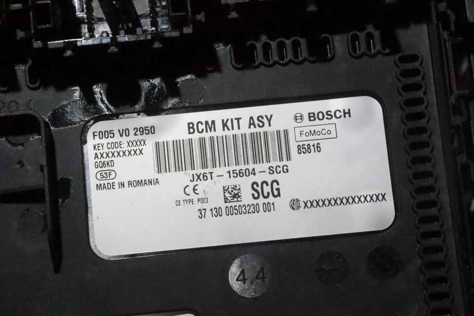 FORD FOCUS MK4 BCM BODY CONTROL MODULE JX6T-15604-SCG 2018-2021 BP68K - Image 4 of 4