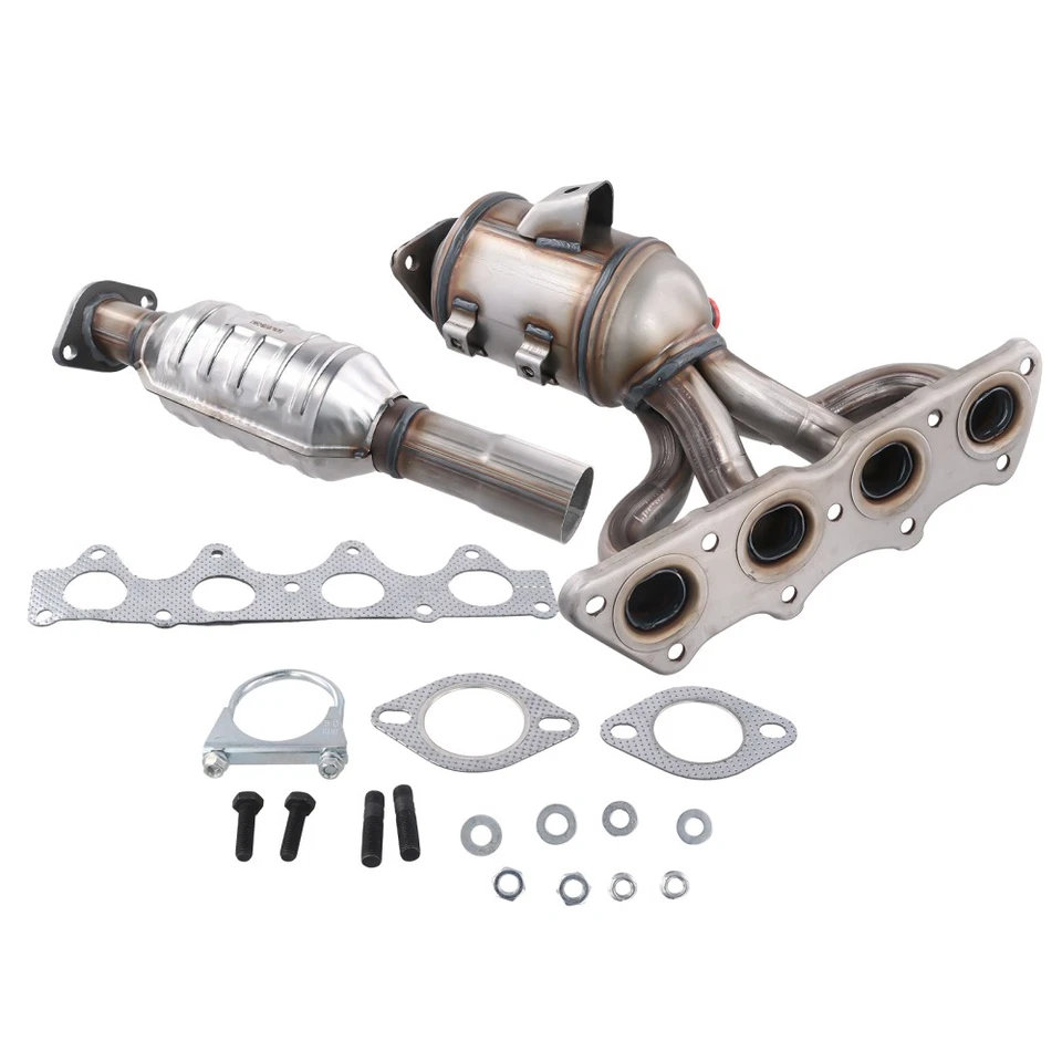 2x Convertidor catalítico delantero trasero para Hyundai Accent 2012-2017 1,6 L Foto 2 de 4