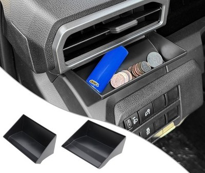 2Pcs Car Air Vent Storage Box Accessories Kit For Toyota Tacoma 2024+4Door Black