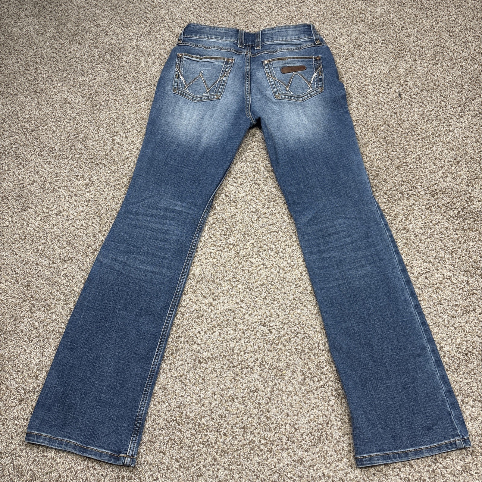 Women's Wranglers Boot Cut Size 5x34 Denim Jeans Fits 28 X 32 - View 13