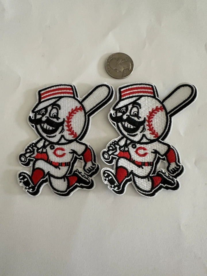 (50) Cincinnati Reds Embroidered iron on patches  3.5”x 2.5” Beautiful. - Image 3 of 3
