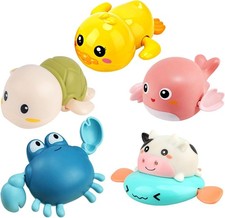 Bath Toy,Cute Animal Clockwork Bathtub Swimming Pool Toy,Baby Toys for...