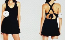 Old Navy NWT Most Popular DISCONTINUED Women's BLACK Matte Tie-Back Swim Dress S