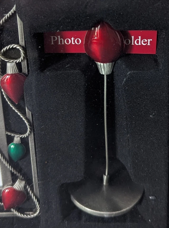 NEW St Nicholas Square Christmas Light Bulbs 7.5 X 5.5 Frame 4 x 6 Photo Holder - Image 3 of 4