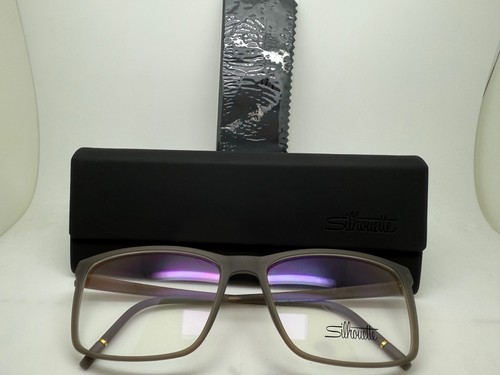 Silhouette 8128 Brown Leather Temple Sunglasses Silhouette 8128 Brown Leather Temple Sunglasses | eBay main image 3