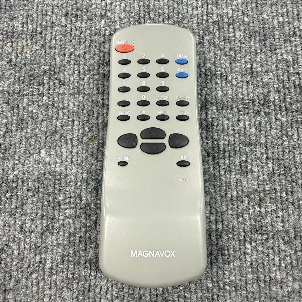 ✅ Philips Magnavox N9373UD NA386 OEM Remote Control Gray • Tested Works 📺 - Image 2 of 4