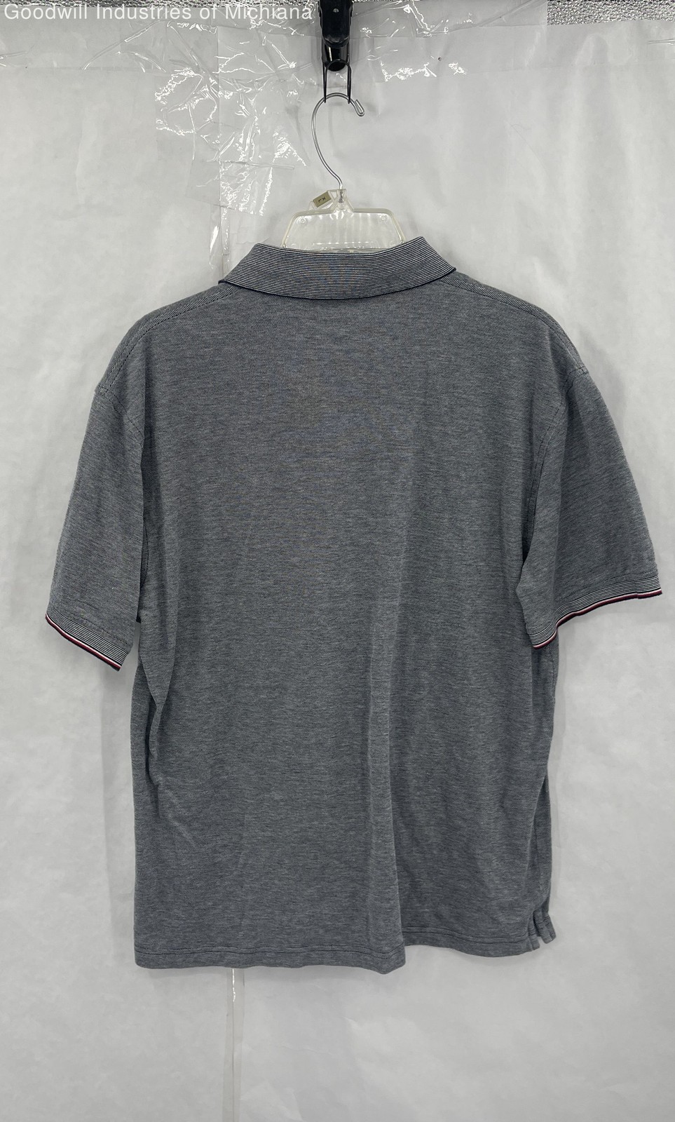 Tommy Hilfiger Men's Gray Polo Shirt Sz XL thumbnail 2