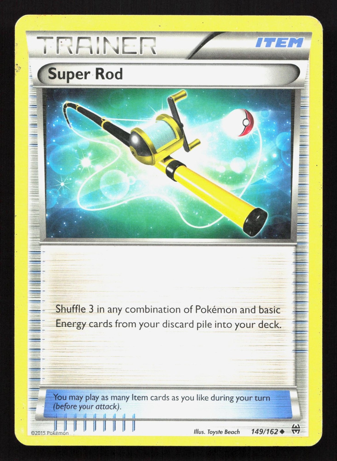 Super Rod 149/162 BREAKthrough MP Pokemon Card TCG