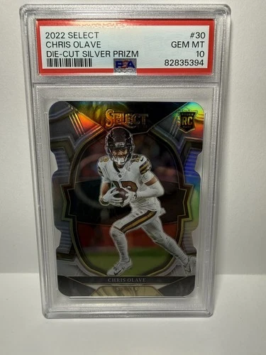Chris Olave 2022 Panini Prizm Chris Olave #30 Silver Prizm