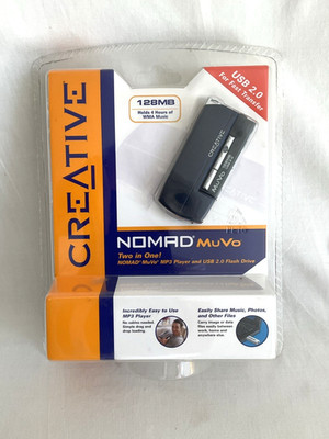 Creative Nomad MuVo 128MB MP3 Player USB 2.0 Flash Drive-Brand New and Sealed