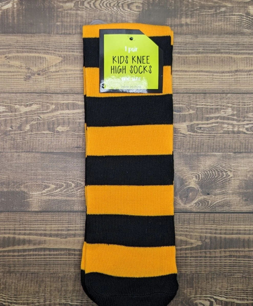 Kids striped knee socks outlet