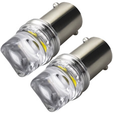 1-10x White LED Side Light Bulbs Signal 12V BA9S 233 T4W 3 SMD Xenon Canbus UK
