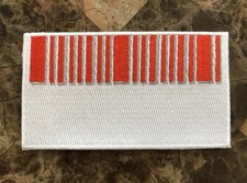 RARE Official Ferrari F1 Barcode Uniform Shoulder Patch - Schumacher / Massa