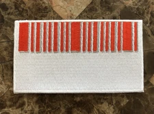 RARE Official Ferrari F1 Barcode Uniform Shoulder Patch - Schumacher / Massa