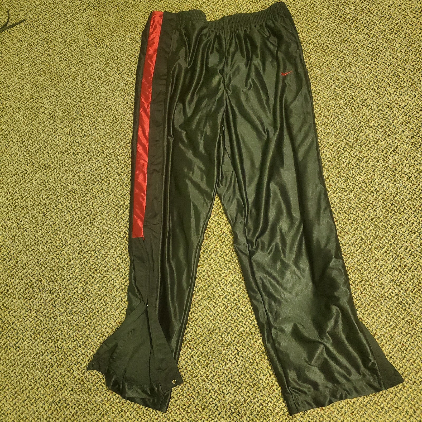 Nike Black And Red Class Tearaway Pants Gem