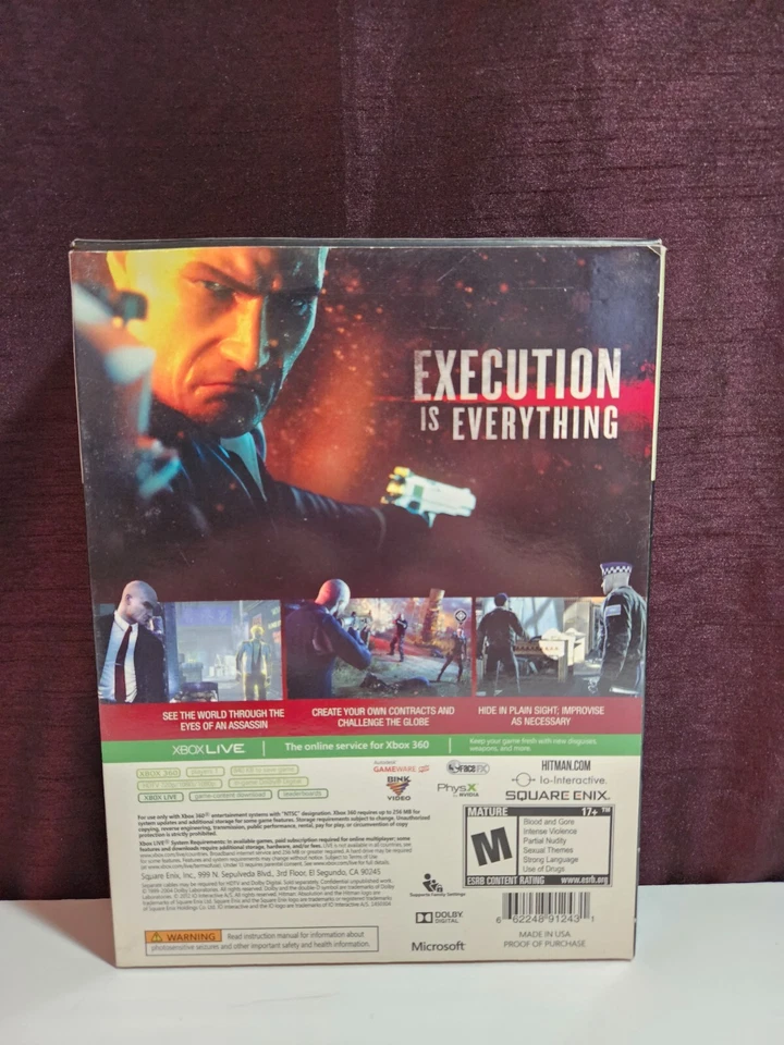 HITMAN: Absolution Proffessional Edition (Microsoft Xbox, 2012) - Image 2 of 4