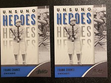 Frank Chance Chicago Cubs 2021 Absolute Baseball Unsung Heroes Green & Base #UH3