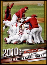 St. Louis Cardinals 2020 Topps Decades Best 5x7 Gold #DB-88 /10 Cardinals