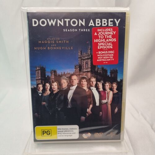 Downton Abbey: Season Three DVD (Region 2 4 5) British Drama Brand New Sealed - Picture 1 of 7
