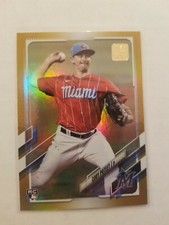 2021 Topps Update Cody Poteet RC #US108 Gold Foil Parallel Miami Marlins