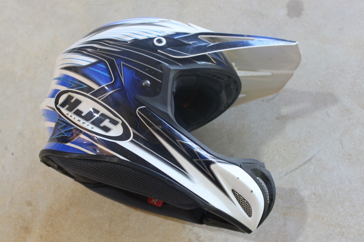 HJC Rphax Blue Helmet Size XS Dirtbike MX ATV UTV Offroad 2689 Z1