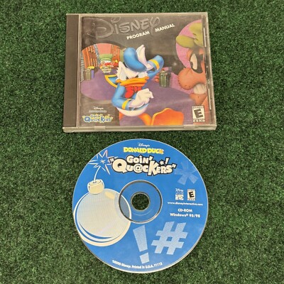 Disney s Donald Duck Goin  Quackers (PC CD, 2000) [Complete In Case] With Manual